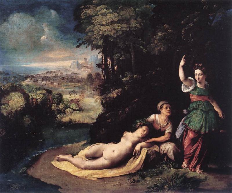 DOSSI, Dosso Diana and Calisto dfhg oil painting image